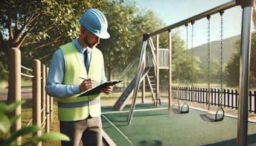 Kontrolle eines Spielplatz